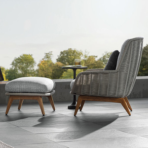 Hot Selling Garden Furniture Lounge Set Villa Leisure Pe <b>rattan</b> Aluminum Alloy <b>Sofa</b> <b>Outdoor</b> Lounge Sectional <b>Sofa</b> Furniture Set - Product Image 5