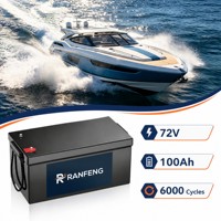 Fabrik-Großhandel: LiFePO4-Akku für Angelboote und Yachten, 60V 72V 60Ah 100Ah 150Ah 200Ah 300Ah, 6000 Zyklen