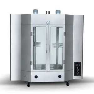 Mesin pemanggang bebek otomatis, Stainless Steel Gas berdiri bebas suhu tinggi memanggang bebek mesin Oven