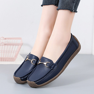 <span class=keywords><strong>Zapatos</strong></span> Joker para <span class=keywords><strong>Mujer</strong></span>, Cómodos para Todas las Temporadas, <span class=keywords><strong>Zapatos</strong></span> Tipo Bean, <span class=keywords><strong>Zapatos</strong></span> para Correr, Tacón de Cuña, Antideslizantes, Duraderos, para el Trabajo Diario - Product Image 3
