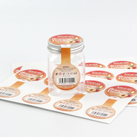 Autocollant adhésif fort étiquettes de sécurité de bouteille personnalisées autocollant de joints alimentaires inviolable