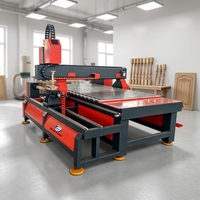 Routeur CNC 4 axes à double broche MT1325L pour le tournage et le fraisage du bois, système de contrôle DSP, broche 3KW, course de 1300x2500mm