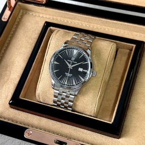 Montre de luxe pour homme 2025, mouvement à quartz, étanche, style simple, cadran de 40 mm, bracelet en alliage de 20 mm, verre, OEM ODM - Product Image 5