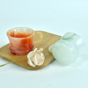 Obral besar cangkir teh kaca batu akik alami cangkir kerajinan penyembuhan kopi tradisional cangkir Carnelian kerajinan kristal untuk dekorasi rumah - Product Image 2