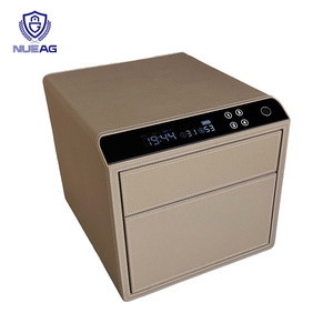 XAG-PGC2-12 coffre-fort en cuir de luxe double couche haute capacité empreinte digitale intelligente <span class=keywords><strong>wifi</strong></span> tout acier antivol coffre-fort à domicile - Product Image 2