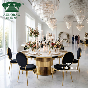 Dining Furniture Black Velvet Stainless Steel Gold Wedding <b>Chair</b> - Product Image 6