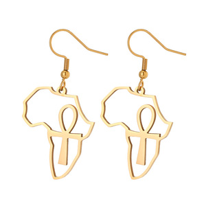 Pendientes <span class=keywords><strong>de</strong></span> gota <span class=keywords><strong>de</strong></span> Cruz <span class=keywords><strong>de</strong></span> moda <span class=keywords><strong>2022</strong></span> para mujer, joyería colgante <span class=keywords><strong>de</strong></span> <span class=keywords><strong>mapa</strong></span> <span class=keywords><strong>de</strong></span> <span class=keywords><strong>África</strong></span> hueca <span class=keywords><strong>de</strong></span> acero inoxidable - Product Image 6
