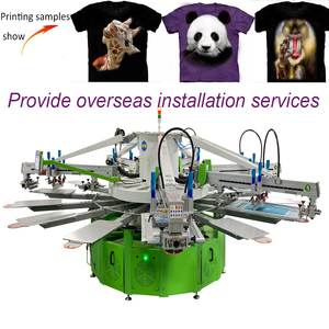 Imprimante à écran textile à vente chaude en usine, modèle de carrousel d'impression à écran à <span class=keywords><strong>6</strong></span> couleurs, fonctionnement automatique pour t-shirt - Product Image 3