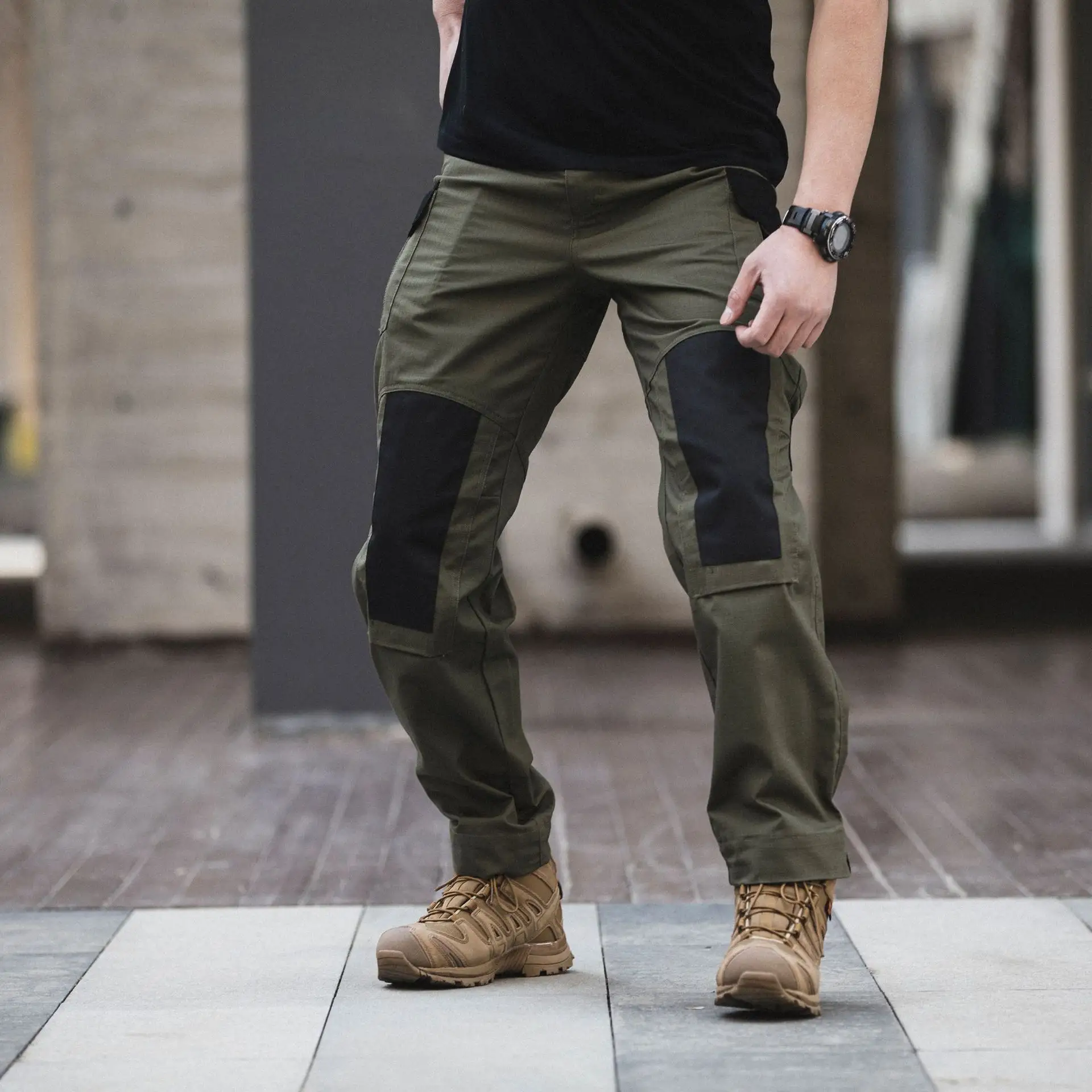 Мужские модные армейские брюки-карго Rip-stop, ветровка, прочные дышащие штаны для альпинизма, походов