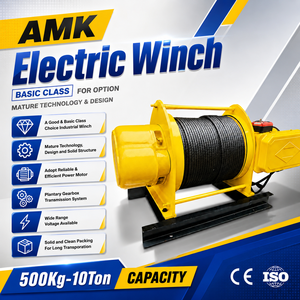 Treuil électrique à câble métallique ALLMAN CE <span class=keywords><strong>AMK</strong></span> 1 tonne, usage intensif, 220V, triphasé, pour la construction - Product Image 1