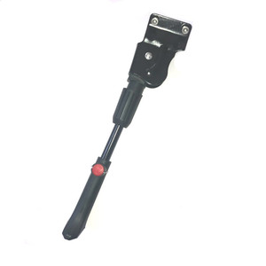 Soporte lateral ajustable de doble orificio para bicicleta, de tubo de acero y plástico engrosado, para apoyo de estacionamiento de bicicletas de montaña y carretera - Product Image 2