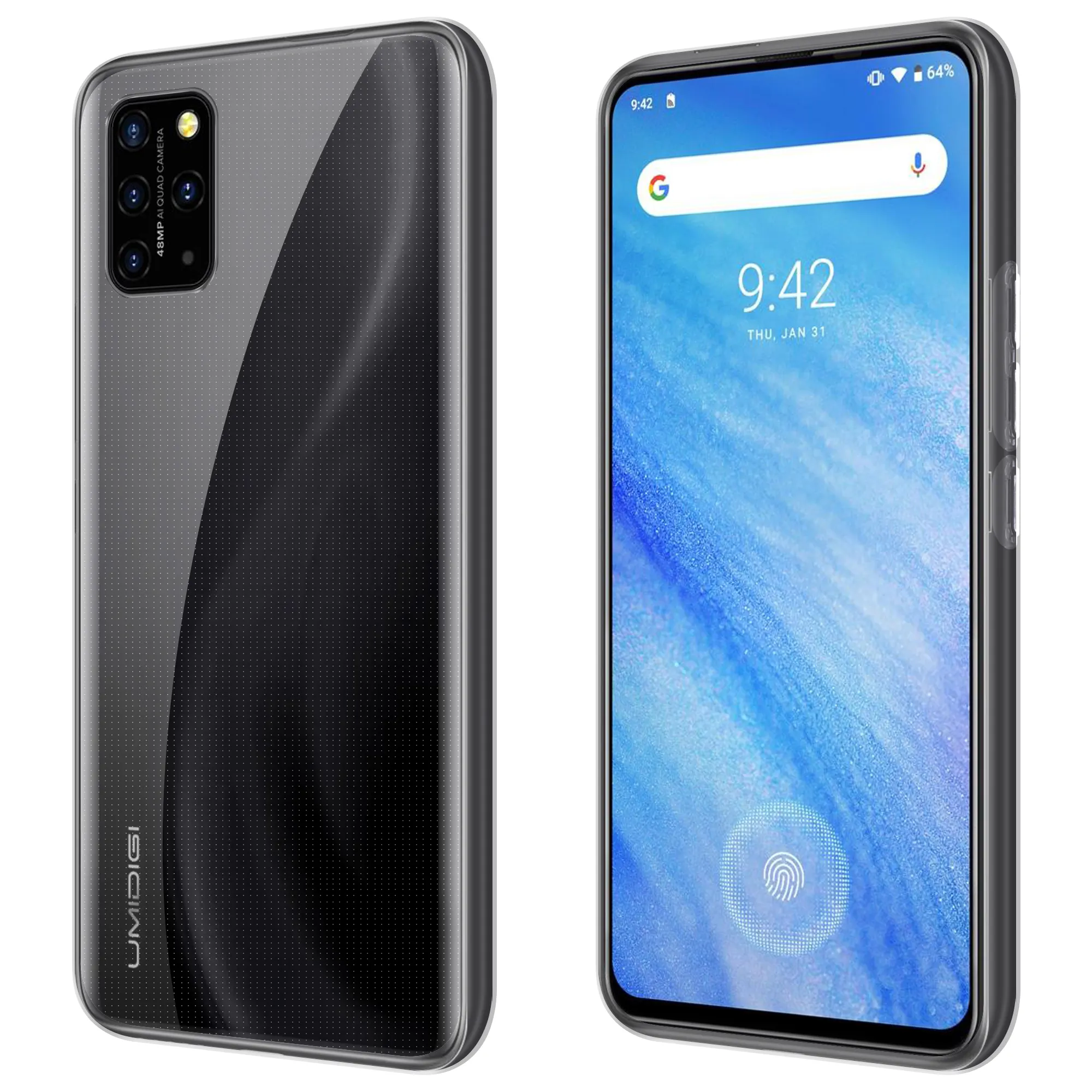 Ultra Thin Silicon Gel Mobile Phone Case For Umidigi S5 Pro, Transparent Soft TPU Phone Cover For Umidigi S5 Pro