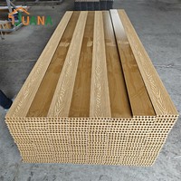 Planches de terrasse en composite WPC couleur personnalisée, revêtement de sol extérieur imitation bois pour façade de villa et aménagement de jardin