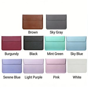 For MacBook Air Portable 13.3 Inch Laptop Case Business PU Leather <strong>Envelope</strong> Protective Case for MacBook Pro 15.4 Inch - Product Image 6