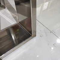 Industriedesign Klappbarer Esstisch Metall Edelstahl Höhenverstellbar Hotel Außenbereich Nutzung