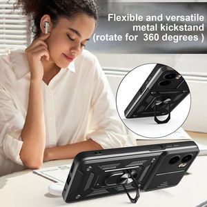 A prueba de golpes con soporte de anillo funda protectora para teléfono móvil para Motorola <span class=keywords><strong>Moto</strong></span> G05 G15 Edge 50 Fusion G84 G85 G54 G34 - Product Image 2