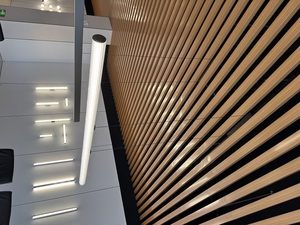 Luminaire suspendu LED en tube de verre linéaire de luxe moderne, longueur personnalisée, pour salle à manger, <span class=keywords><strong>cuisine</strong></span>, salle de réunion 6892 - Product Image 5