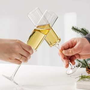 Hot Sale Unbreakable Transparency Whiskey Glass PS Plastic <strong>champagne</strong> Glasses <strong>Flute</strong> High Quality Wedding Party Wine Glass - Product Image 2