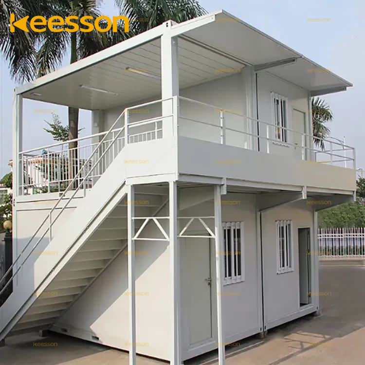 Keesson recipiente para montar, recipiente destacável para casa, sala de estar, casas modulares, moderno, 20ft, para venda