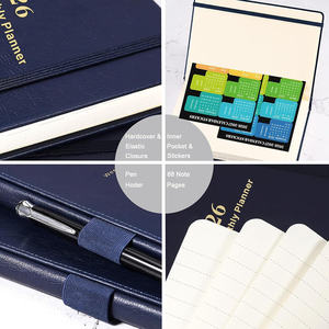 Business Office A5 Spiral Notebook <b>Thick</b> Cross-Border Ledger with Portable Strap Simple Creative Design - Product Image 2