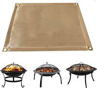 Tapis en fibre de verre personnalisable résistant aux hautes températures (550°C-1700°C) et antiadhésif pour foyers