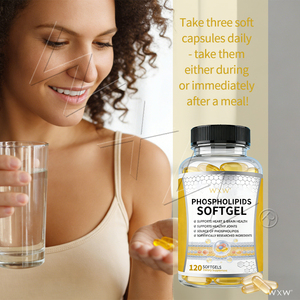 Snel absorberende fosfolipiden softgels groothandel maatwerk lage minimale bestelhoeveelheid levering voor distributeurs van gezondheidsproducten - Product Image 4