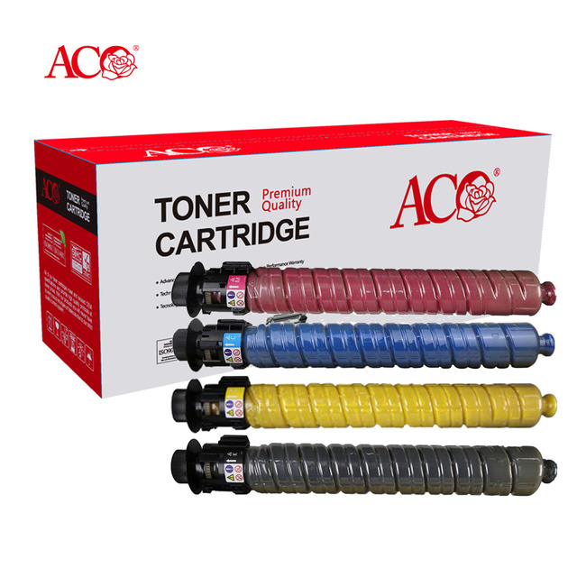 ACO Wholesale MPC2503 MPC2503H MPC4504 IM C3500 C2500 C6000 PC600 SPC250 BK C Y M Color Toner Cartridge Compatible for Ricoh