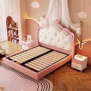 Letto principessa fragola francese con Design corona-eleganti 1.2M & 1.8M letti singoli <span class=keywords><strong>per</strong></span> le ragazze - Product Image 1