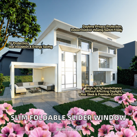 Ventana de bajo consumo energético Uw 1.4 |   Ventana Corredera Ultrafina de 21 mm con Sistema de Interbloqueo, Certificación NAFS, para Villas de Lujo