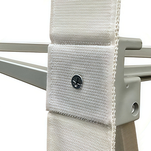 POP L đứng có thể gập lại vải Backdrop Banner đứng Bạc/Đen độc lập quảng cáo tường cho triển lãm thương mại & triển lãm - Product Image 6