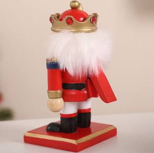 Décorations de noël en bois 16CM fat 4 décorations de table <span class=keywords><strong>casse</strong></span>-<span class=keywords><strong>noisette</strong></span> de noël - Product Image 6