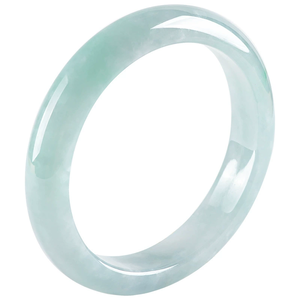Brazalete de Jadeíta Natural de Myanmar, Verde Claro, Redondo, para Niños, Diseño Auspicioso, Plata de Primera Calidad - Product Image 5