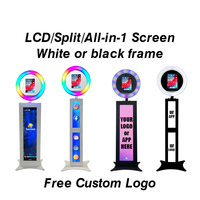 Cabine photo iPad de luxe de 10.2 pouces avec écran LCD pour iPad pour cabines photo