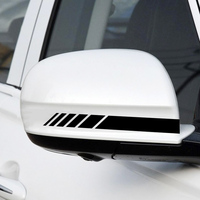 Autocollants latéraux pour rétroviseur de voiture, sport, pour Renault Clio Megane Duster Captur Trafic Sandero Dacia Kwid Logan, 2 pièces