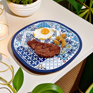 <span class=keywords><strong>Vajilla</strong></span> cuadrada de <span class=keywords><strong>melamina</strong></span> para restaurante de comida rápida comercial Plato de cena de plástico <span class=keywords><strong>antideslizante</strong></span> multicolor - Product Image 5