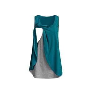 Hauts d'allaitement pour femmes enceintes – Gilet sans manches cousu, confortable, vêtements de maternité - Product Image 4