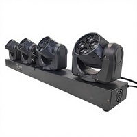 Barre de lumière LED mobile STSLITE 4x15W RGBW 4-en-1 pour contrôle DMX512, idéale pour les discothèques et les DJ