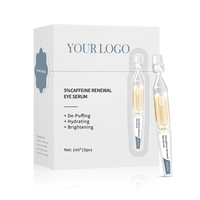 Sérum Contour des Yeux GMPC 5% Caféine Acide Hyaluronique Anti-rides Anti-poches Hydratant Éclaircissant Pour Tous Types de Peau Prêt à l'emploi MoCRA