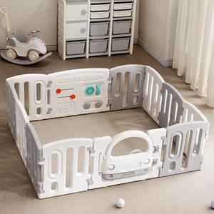 Nouveau design pliable pour enfants clôture Play Yard panneau de jeu et portail avec verrouillage de sécurité aire de jeux pour bébés pour enfants tout-petits - Product Image 3