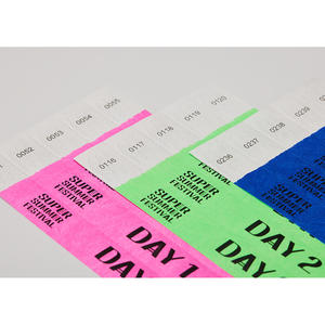 Pulseras de TYVEK de color sólido de 19 mm (3/4 pulgadas) con superficie para escribir nombres y notas para el control de multitudes en festivales - Product Image 5