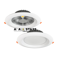 Commercial Down Lights 5W 9W 12W 15W 24W 30W Anti Éblouissement Spot Light COB Plafond LED Encastré Downlight Projecteur Hôtel Projet