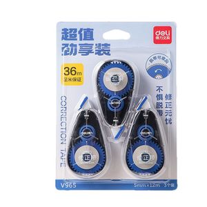 Ruban correcteur Deli V965 5 mm 36 m, coque semi-transparente, pour étudiants - Product Image 5