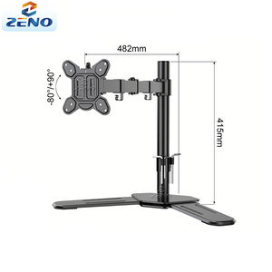 แขนจอภาพเดี่ยวสำหรับคอมพิวเตอร์<span class=keywords><strong>15</strong></span> "ถึง32"/แขนจอภาพ VESA 75x75มม. ถึง100x100มม. ตั้งโต๊ะแบบตั้งโต๊ะ MT621 Zeno - Product Image 2