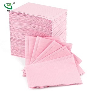Copri tavolo monouso impermeabile a 3 strati rosa bavaglini protettivi per Manicure materiale di consumo medico - Product Image 3