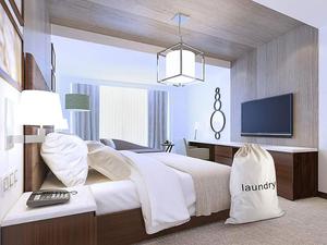 Tùy Chỉnh Cực Lớn Xách Tay Tự Nhiên Sinh Thái Cotton Vải Vải Khách Sạn Dây Rút Lớn Túi Giặt - Product Image 5