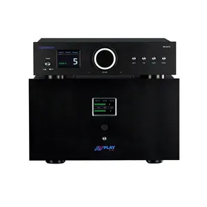 组合AVplay A-75 HIFI a级功放放大器液晶显示桥 + 皇后大道PRE-501TU 12AU7/ECC82 * 4管前置放大器