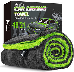 Double Twist Pile <strong>Towel</strong> Large Premium 1200 GSM <strong>Microfiber</strong> <strong>Towel</strong> Thick Soft Super Water Absorbent Car <strong>Microfiber</strong> Drying <strong>Towel</strong> - Product Image 1