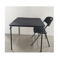 Table à manger pliable Portable carré pliant Standard pont jeu de cartes table de camping table de poker