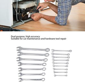Combination <strong>Wrenches</strong> 8-32mm Purpose Pentalobe <strong>Open</strong> <strong>End</strong> Spanner <strong>Wrench</strong> <strong>Set</strong> Steel for Automotive Industrial with Storage Bag - Product Image 4
