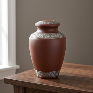 Urn Red Heart Style Adult Pet Brass and Funeral <b>Box</b> Keepsake Urns Casket Funerary Urn Ossuary Cinerary Human <b>Memorial</b> - I H C - Product Image 1